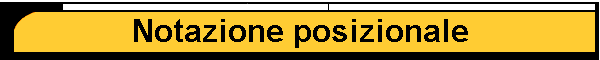 Notazione posizionale