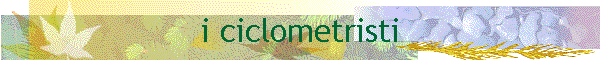 i ciclometristi