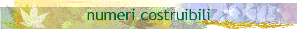 numeri costruibili
